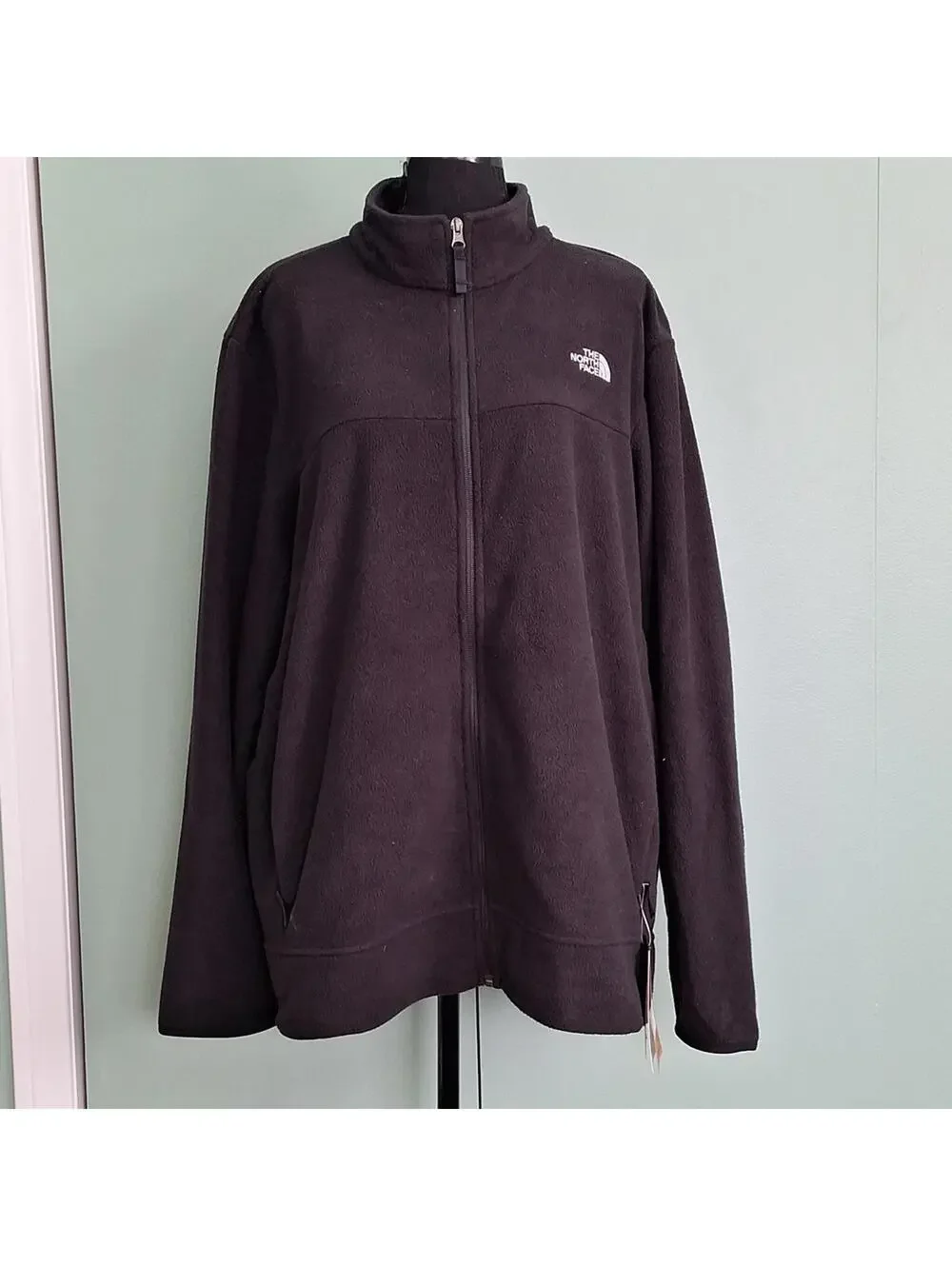 Nwt The North Face Mens Black Full Zip Jacket Size XL